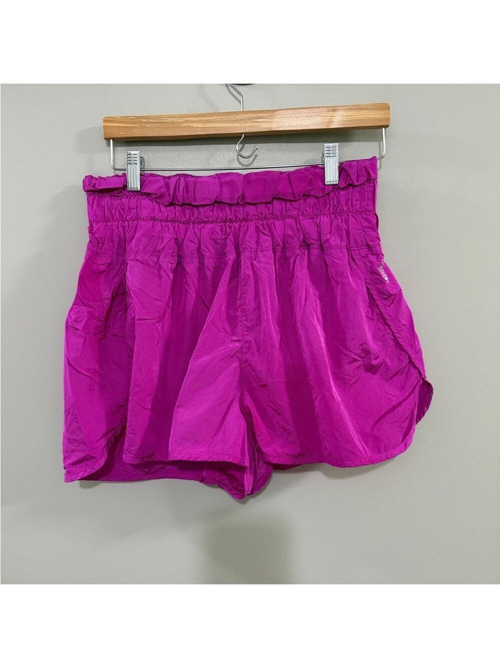 FP Movement The Way Home Magenta Women's Athletic Shorts. Size XL